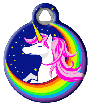 Lupine Microbatch: Save The Unicorns Pet ID Tag