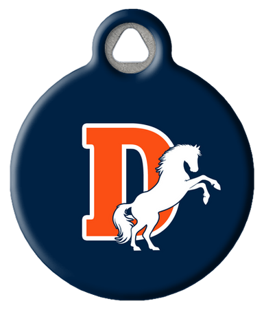 Denver Football Team Parody Pet ID Tag