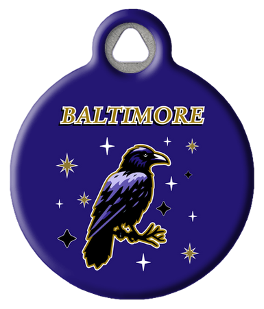 Baltimore Football Fan Parody Pet ID Tag