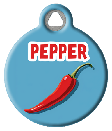 Pepper Dog Name Tag