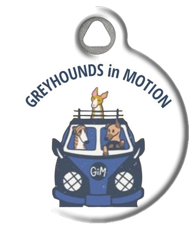 Greyhounds In Motion Rescue Tag