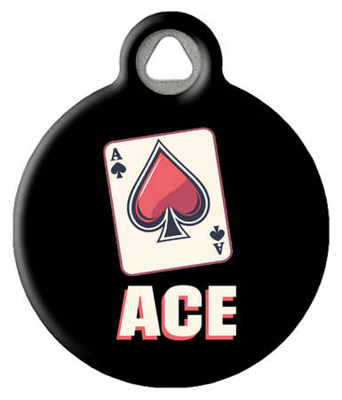 Ace Card Dog Name Tag