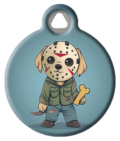 Camp Critter Vorhees Parody Pet ID Tag