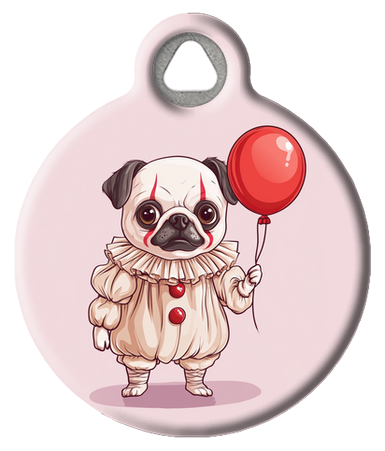 Pennywise The Clown Dog-Inspired Pet ID Tag