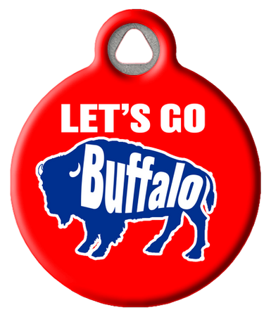 Buffalo Football Fan Pet ID Tag