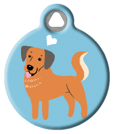 Chinook Breed Dog Tag