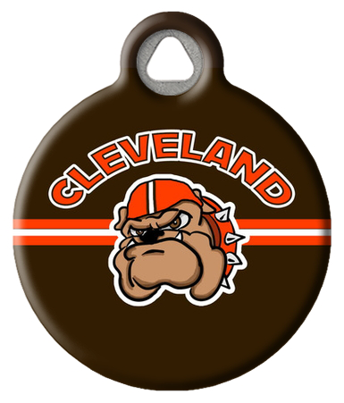 Cleveland Dawgs Football Fan Pet ID Tag