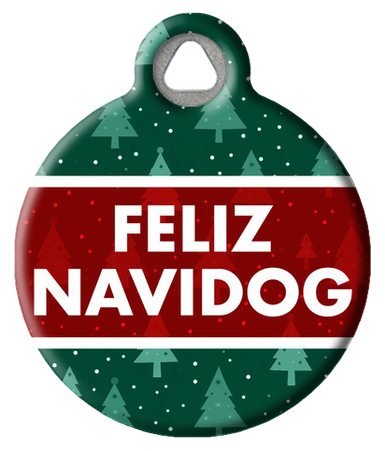 Feliz NaviDOG Christmas Pet ID Tag