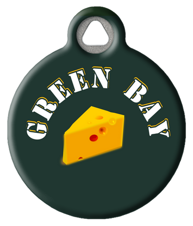 Green Bay Football Fan Pet ID Tag