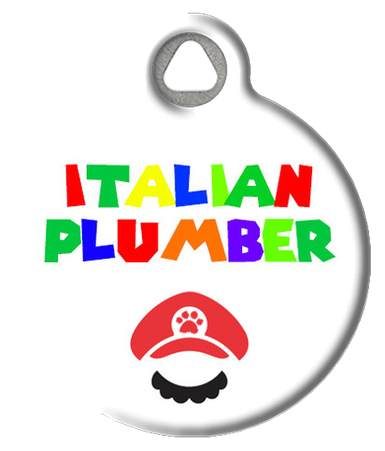 Italian Plumber - Pet ID Tag