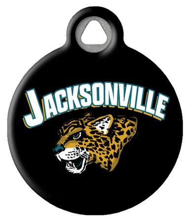 Jacksonville Football Fan-Inspired Pet ID Tag