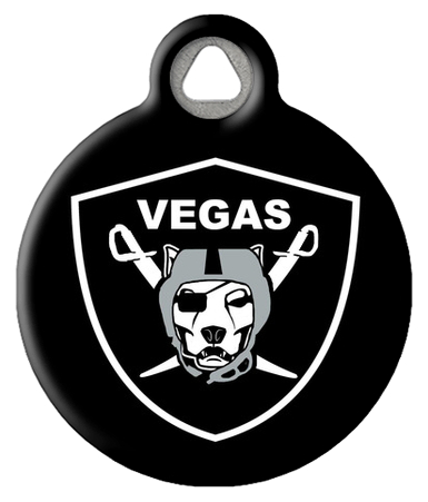 Las Vegas Football Parody Fan Pet ID Tag