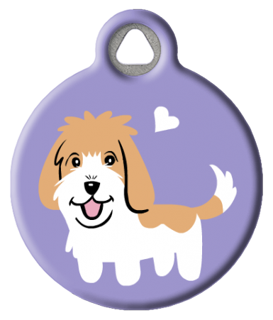 Petit Basset Griffon Vendeen PBGV Dog ID Tag