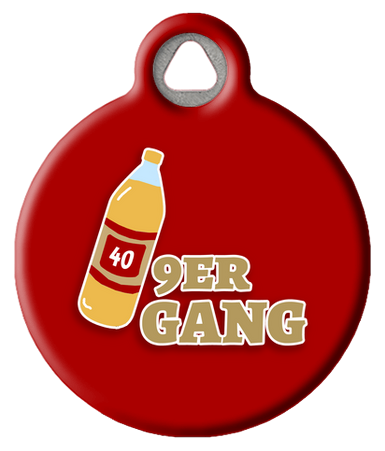 San Francisco | 9er Gang Football Fan Pet ID Tag