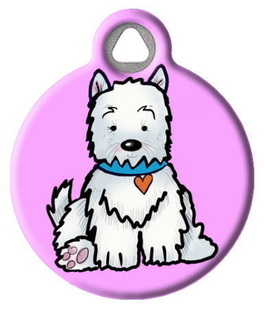 Westie | West Highland Terrier Dog ID Tag