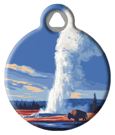 Yellowstone National Park Pet ID Tag