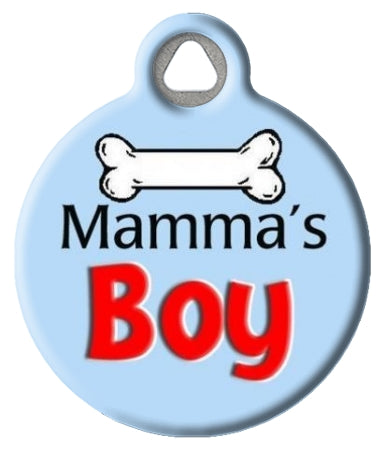 Mamma's Boy Cute Dog Tag