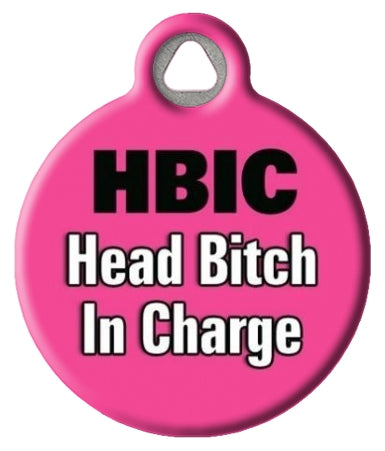 HBIC Designer Pet ID Tag