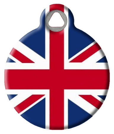 British Flag Pet ID Tag