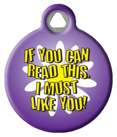 I Must Like You Pet ID Tag