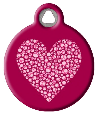 Valentine Heart Pet ID Tag