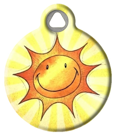 Sun Smile Pet ID Tag