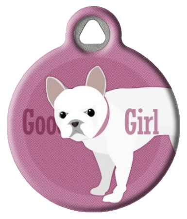 Good Girl - French Bulldog Pet ID Tag