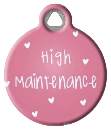 High Maintenance Pet ID Tag