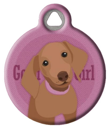 Good Girl Dachshund Dog IDTag