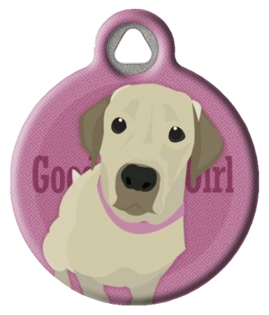 Good Girl Labrador Retriever Dog ID Tag