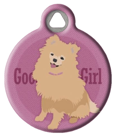 Good Girl Pomeranian Dog Tag | Dog Tag for Pomeranian