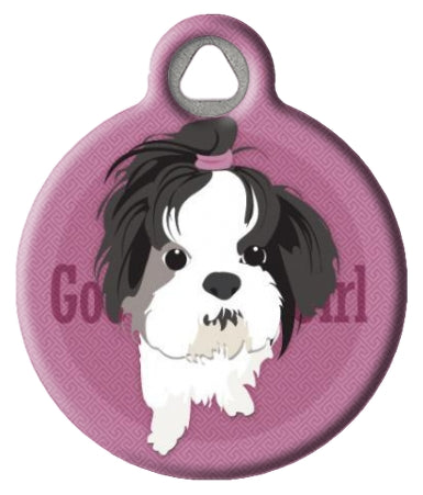 Good Girl Shih Tzu Dog ID Tag