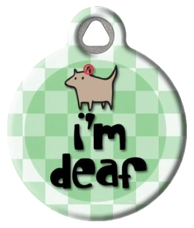 I'm Deaf Pet ID Tag