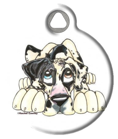 Great Dane Illustrated Dog ID Tag