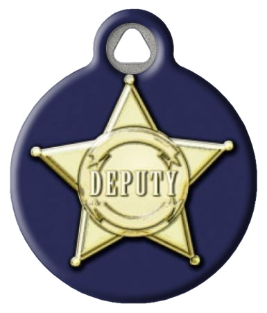 Deputy Dog ID Tag - Blue