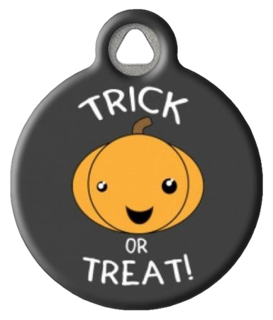 Trick or Treat Halloween Pet ID Tag