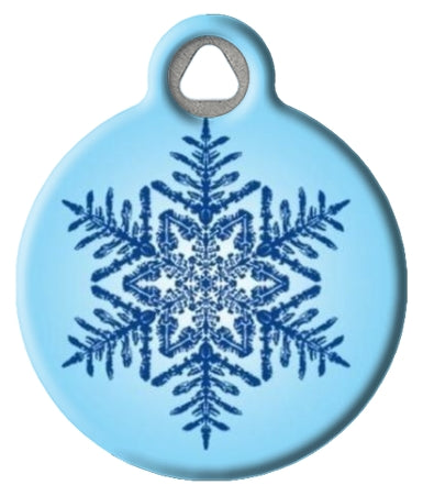 Snowflake Pet ID Tag