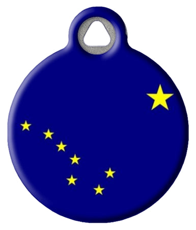 Alaska Flag Dog ID Tag