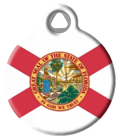 Florida Flag Custom Pet Tag