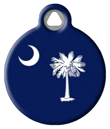 South Carolina Flag Pet ID Tag