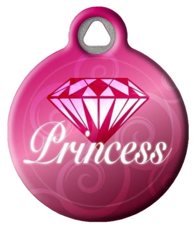 Diamond Princess Pet ID Tag