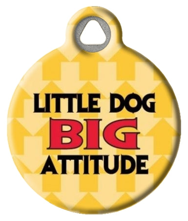 Little Dog Big Attitude Pet ID Tag