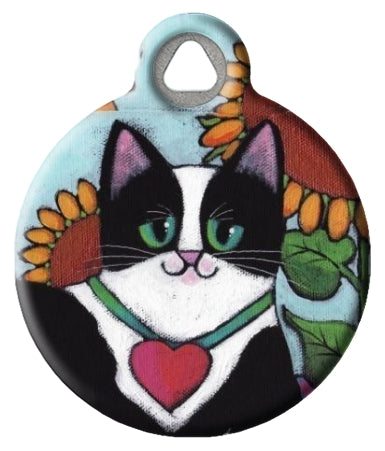 Tuxedo Cat ID Tag