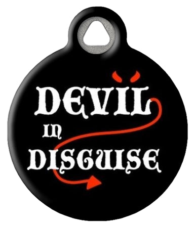 Devil in Disguise Pet ID Tag