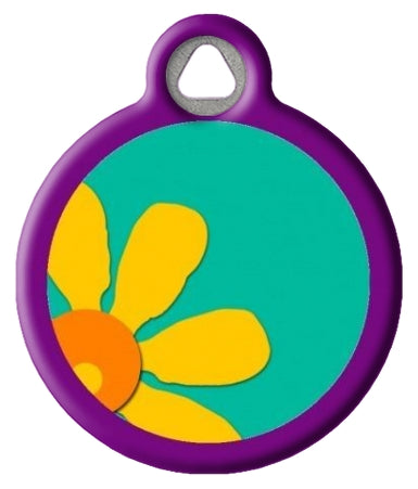 Lupine Pattern Pet ID Tag - Crazy Daisy