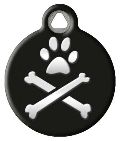 Lupine Pattern Bling Bonz Dog Tags for Dogs