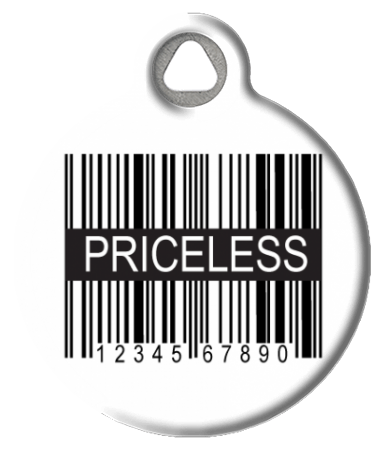 Priceless UPC Pet ID Tag