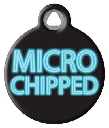 Microchipped Pet ID Tag