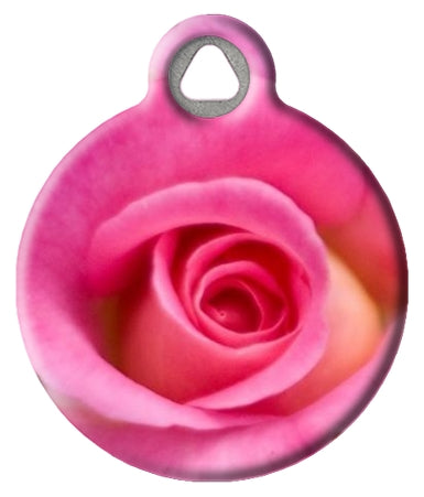 Rose Floral Pet ID Tag