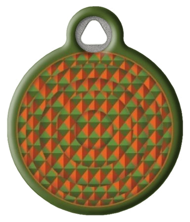 Copper Canyon Lupine Pattern Pet ID Tag